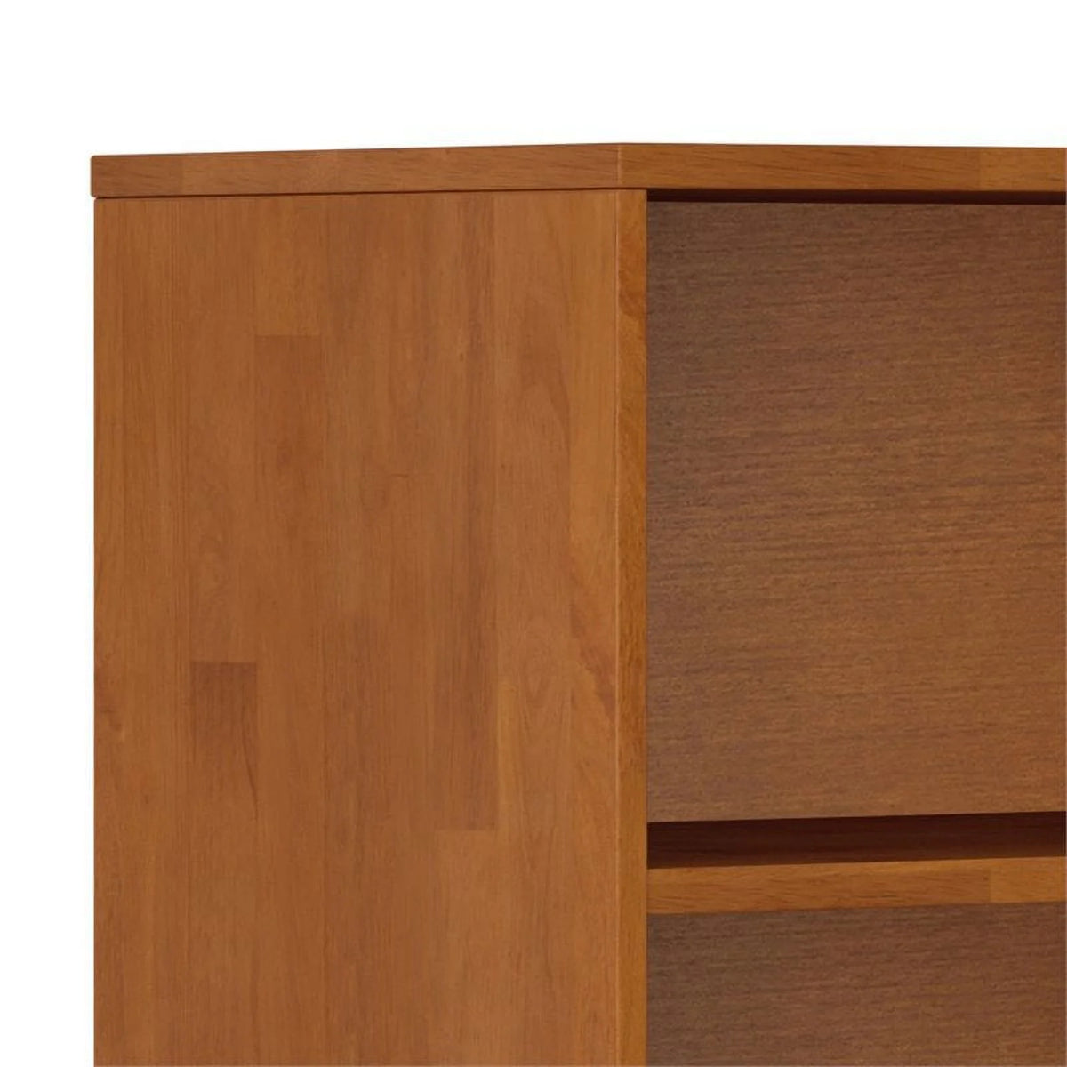 Teak Brown 60" x 24" Modern Bookcase Y8770