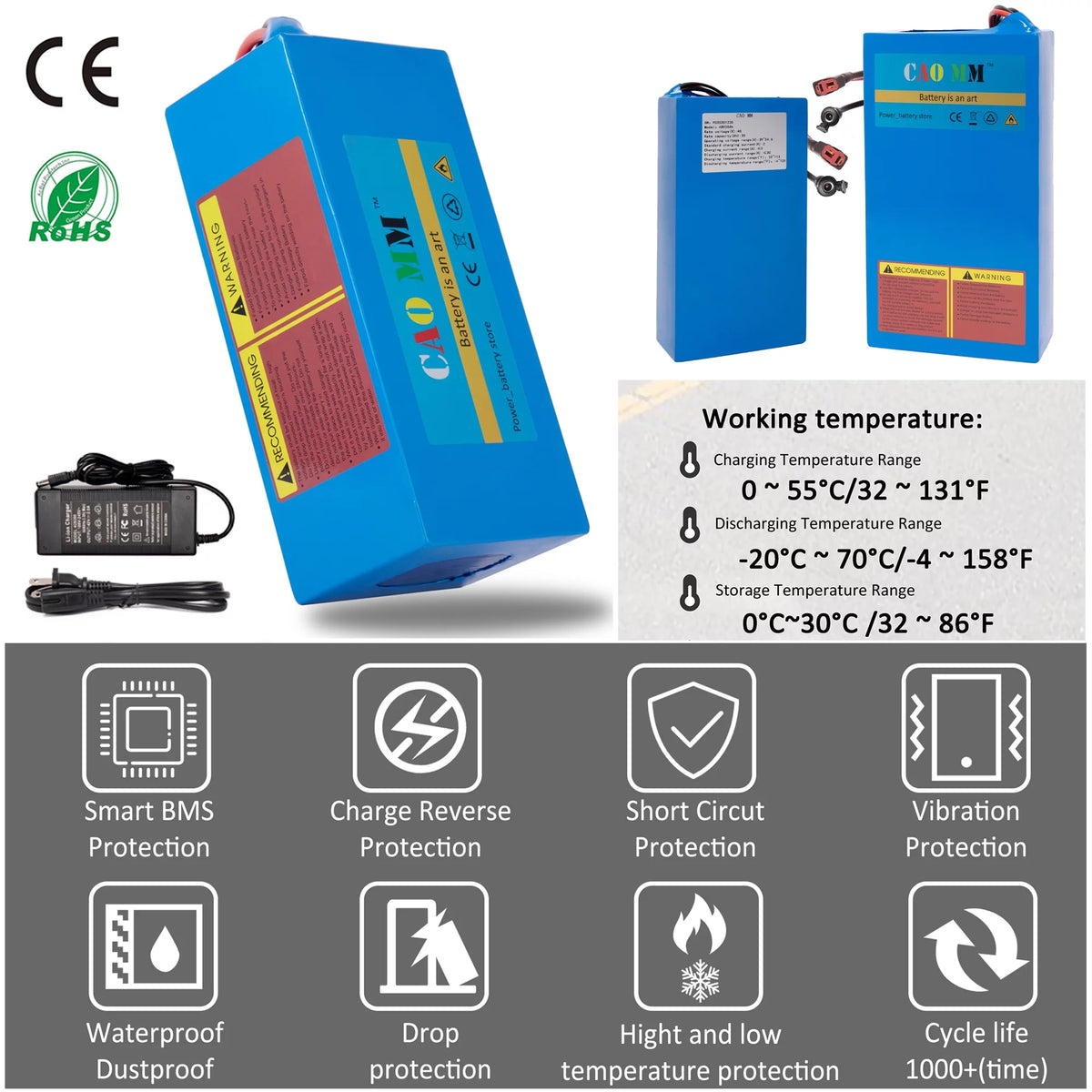 36V 10Ah Lithium Ebike Battery E269