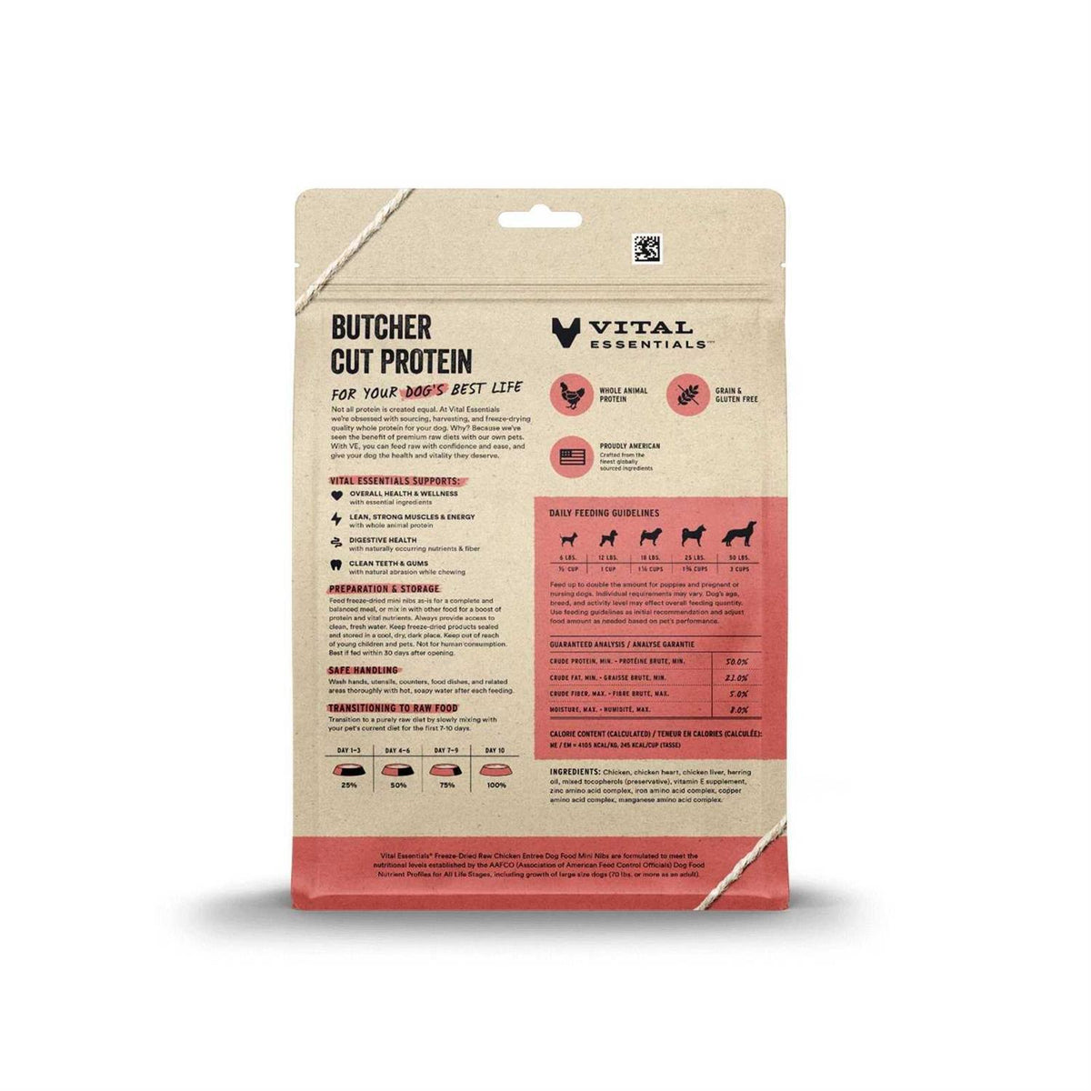 Freeze Dried Chicken Dog Food B6282