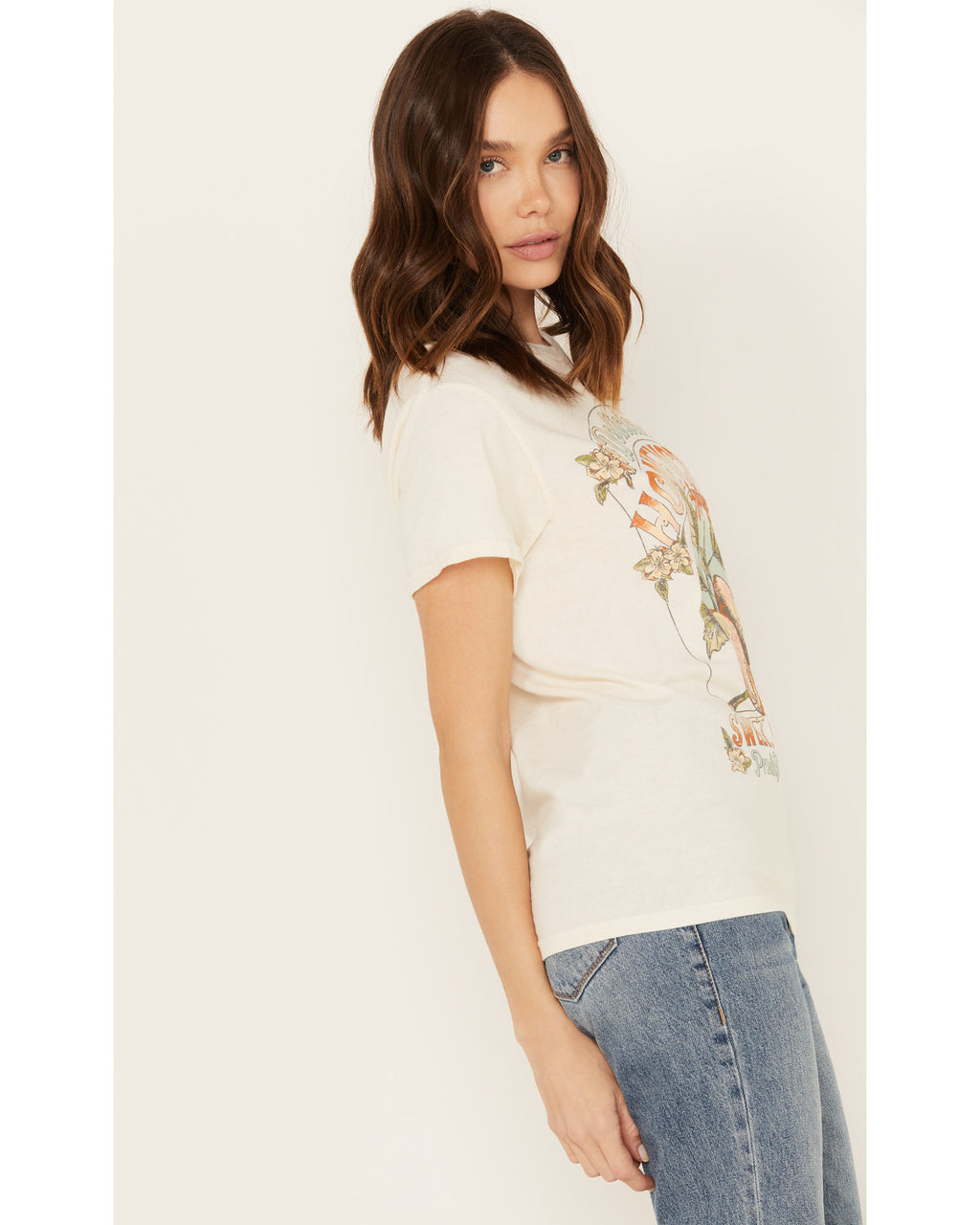 Honeycrisp Apples Short Sleeve Graphic Tee Ivory Small T637