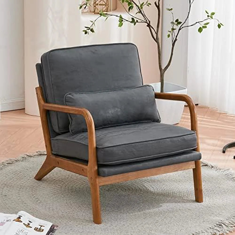 White Teddy Fleece Accent Chairs Set of 2 Upholstered Armchairs L713383