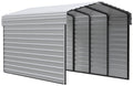 Galvanized Steel Carport Kit, 10' x 20' x 9' S654