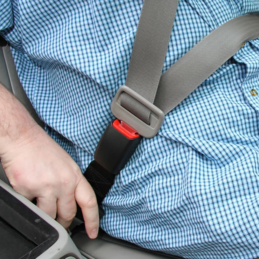 Black 7 Inch Seat Belt Extender X5538