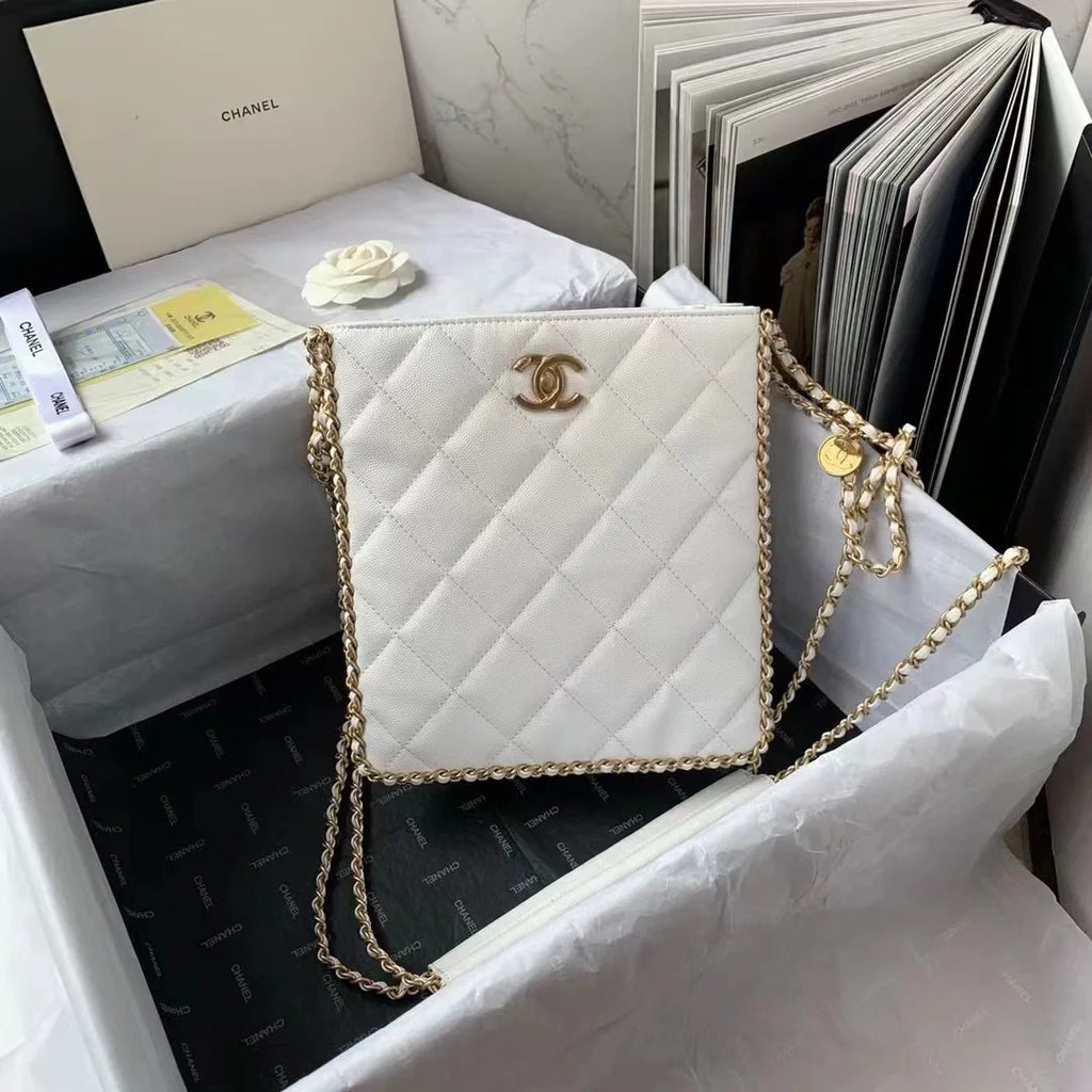 White Shopping Bag T7937
