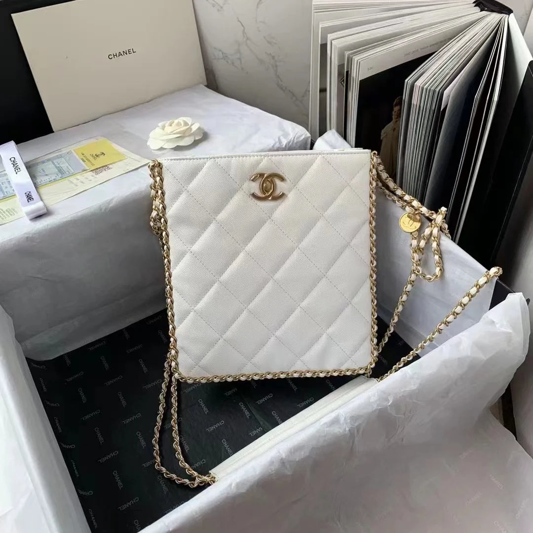 White Shopping Bag T7937