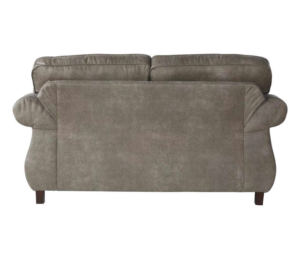 Faux Leather Upholstered Loveseat O178834