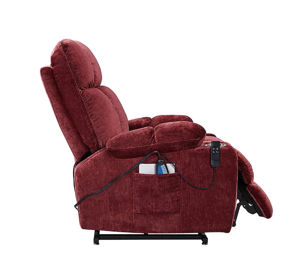 Dual Motor Power Lift Recliner Chair with Heat Massage E306777