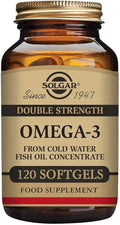 Double Strength Omega-3 700 mg 120 Softgels Fish Oil Supplement Z661868