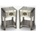 Metal Side Table Set of 2 J59984