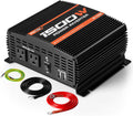 1500W Power Inverter Dual AC Outlets 12V DC to 110 V AC Car Inverter F582