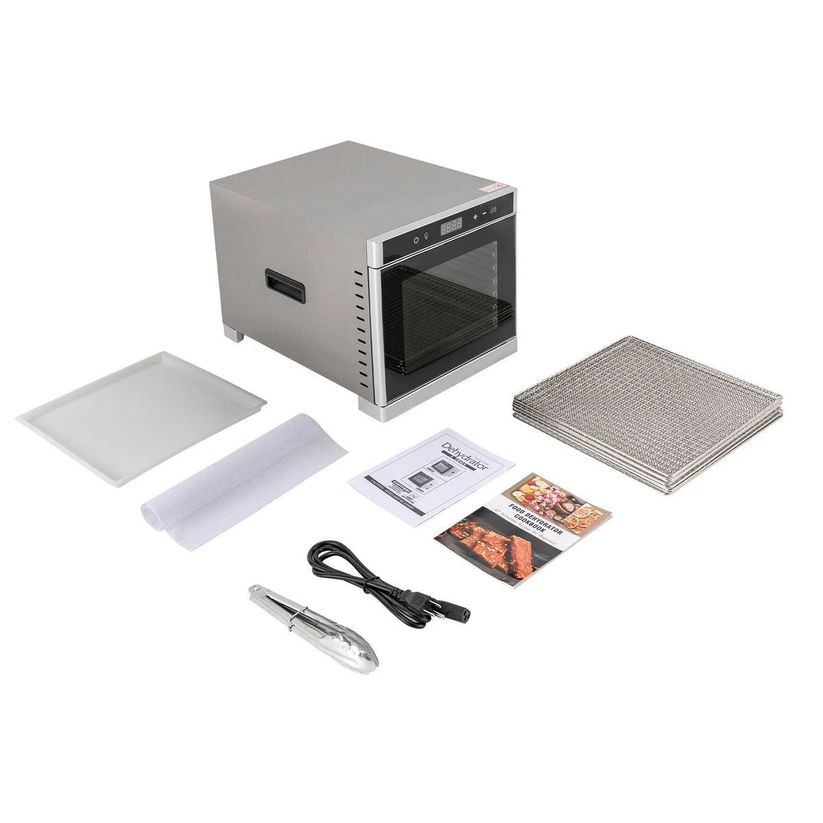 8 Trays Stainless Steel Food Dehydrator 700W N65240