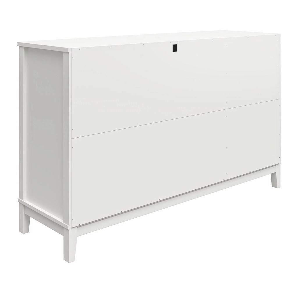 White Wide Dresser N229809