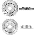 FRONT 296mm + REAR 304.4mm D/S 5 Lug Rotors V4747