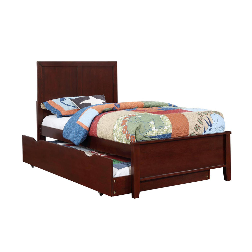 Twin Solid Wood Panel Bed T272838