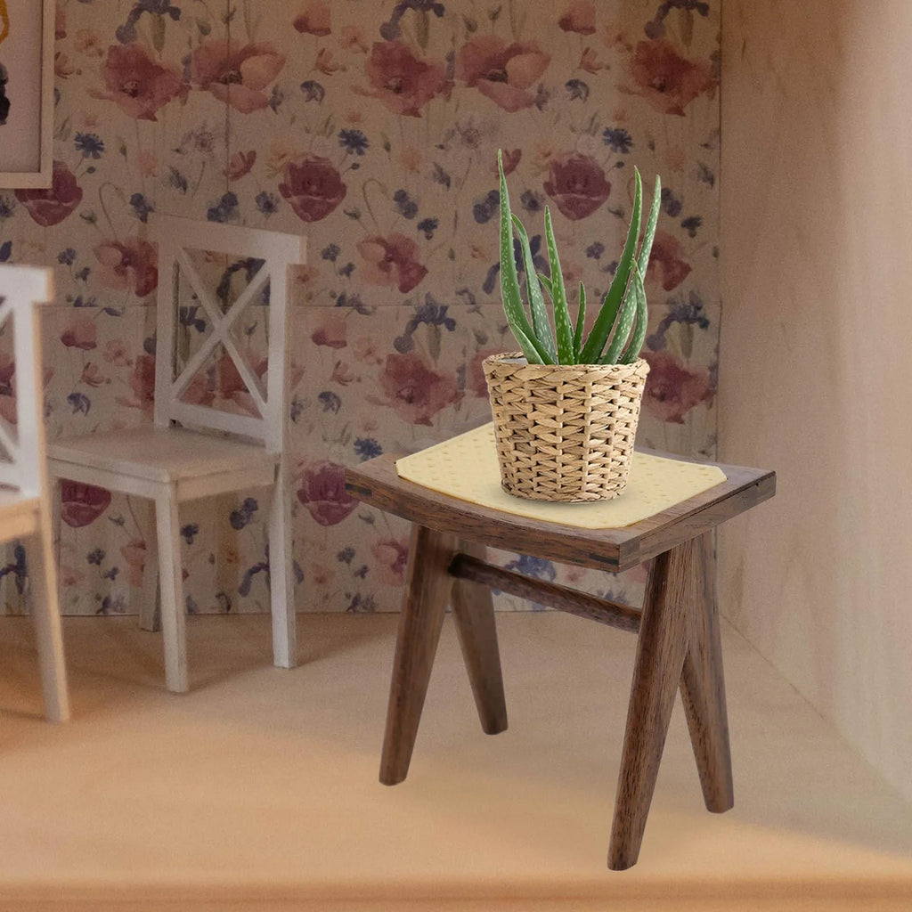 Black Walnut Dollhouse Miniature Dining Chairs W36273
