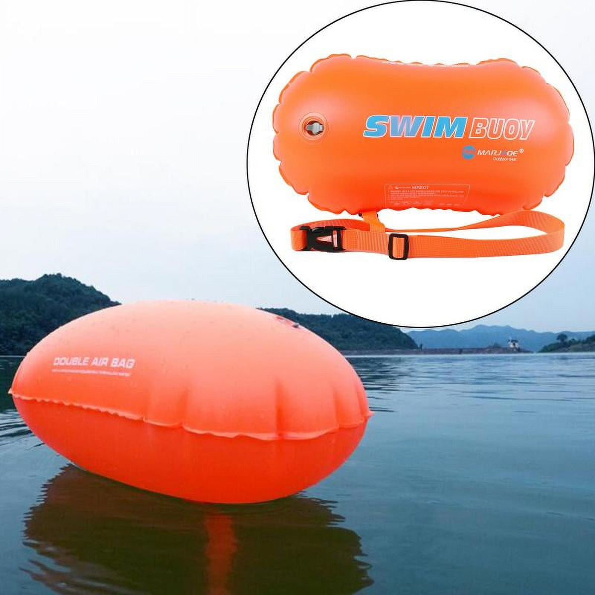 Swim Buoy Float with Adjustable Waist Belt A201824
