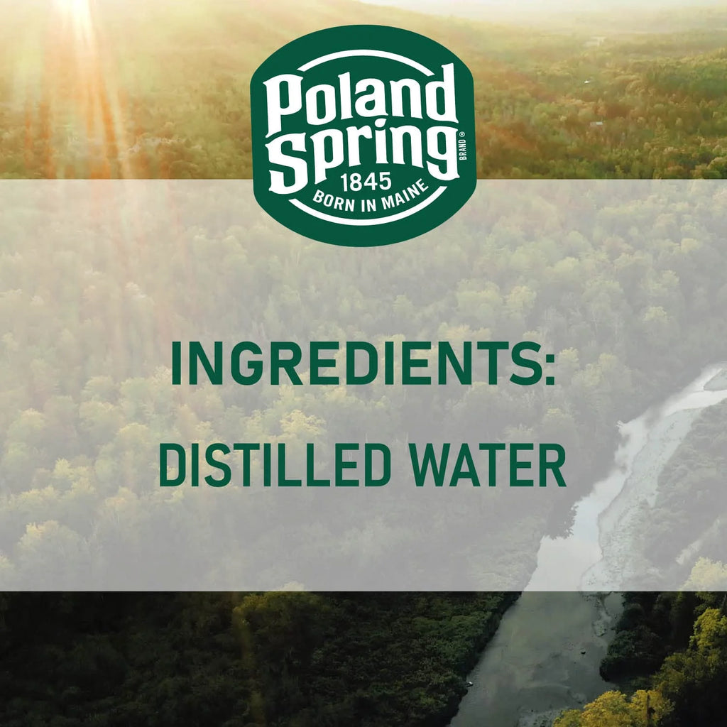 1 Gallon Poland Spring Distilled Water, 6 per case T127938