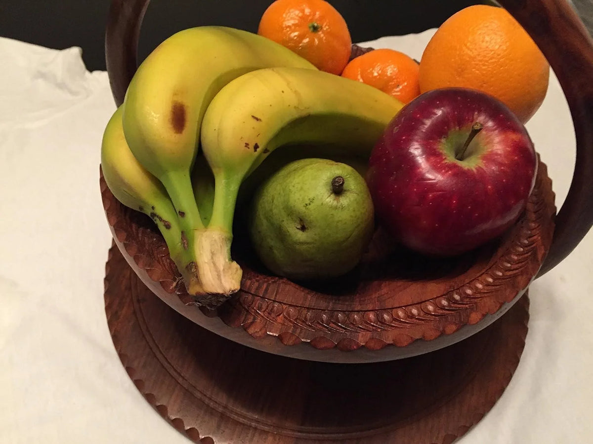 Wooden Collapsible Fruit Basket A385