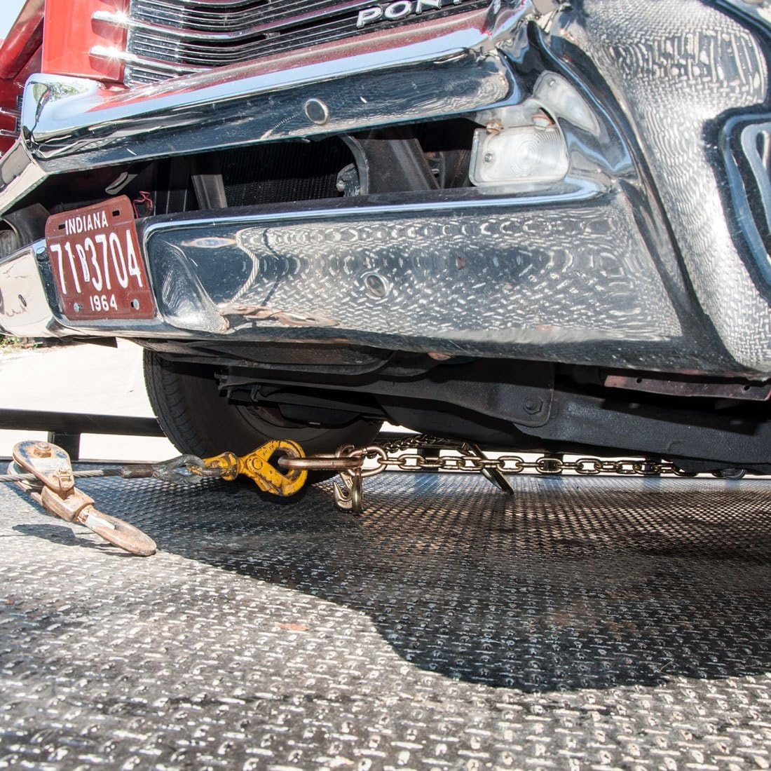 Grade 70 Towing Chain Bridle with R-Hooks and T/J Combination Hooks - 48 Inches Long - 4,700 Pound Safe Working Load U197
