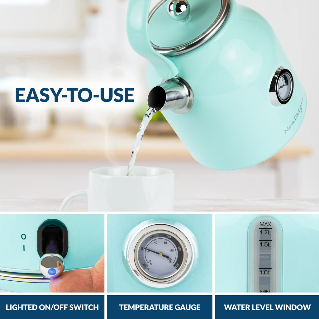 Stainless Steel Electric Tea and Water Kettle Q35855