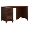 51x22 Desk with File Cabinet, Coastal Cherry C52743