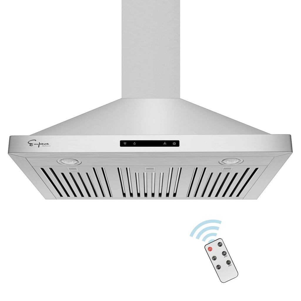 30" Gas Cooktop and 36" Wall Mount Range Hood C4250