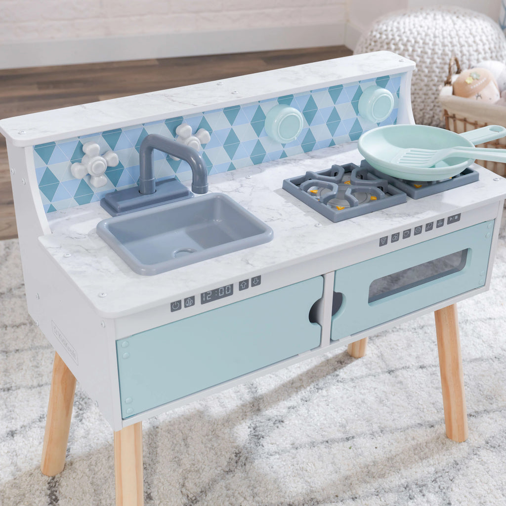 Wooden Tabletop Kitchen with Removable Legs Q12422