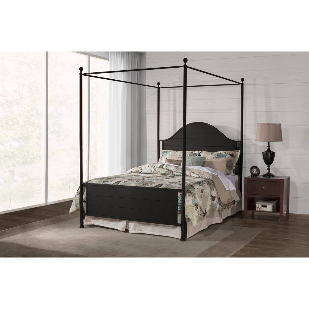 King Metal Canopy Bed J5868