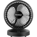 8 in. Rechargeable Desktop Turbo Fan Black H26729